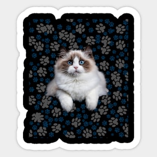 THE CAT LOVE Sticker